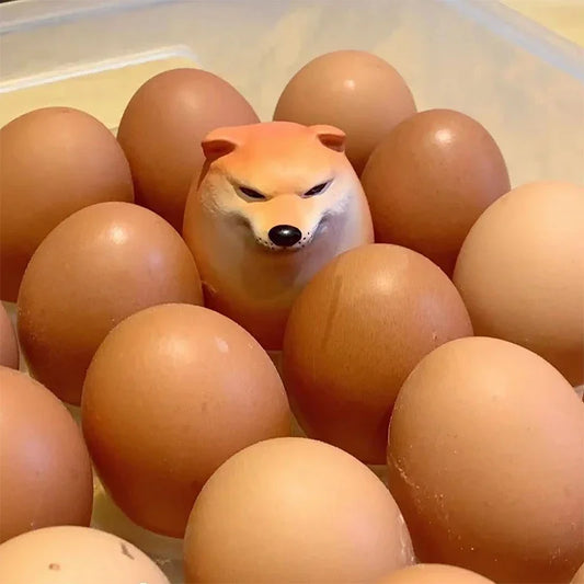 Shiba Inu Realistic Egg