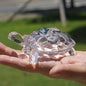 Crystal Turtle Figurine Miniature