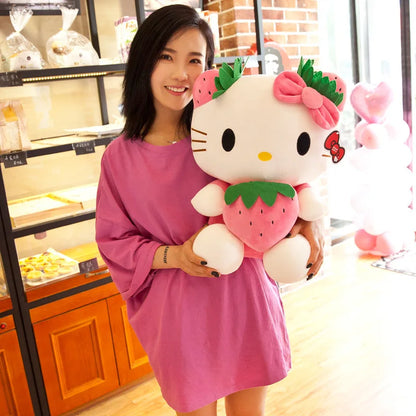 Hello Kitty Plush Stuffed Toy Strawberry