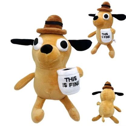 Animal Coffee Dog Plush Toy