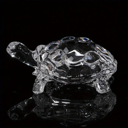 Crystal Turtle Figurine Miniature