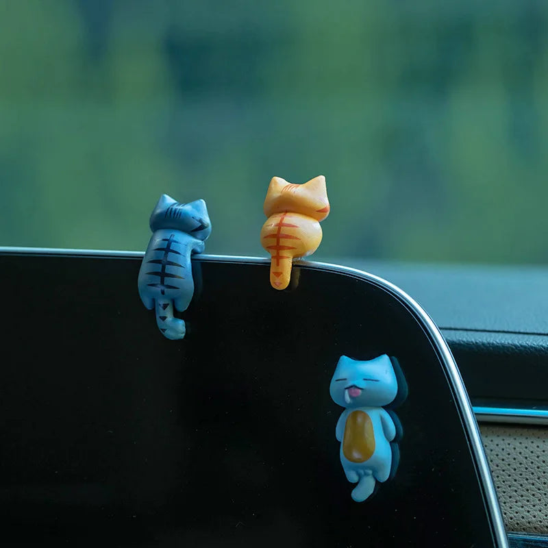 PVC Cartoon Cat Figurines