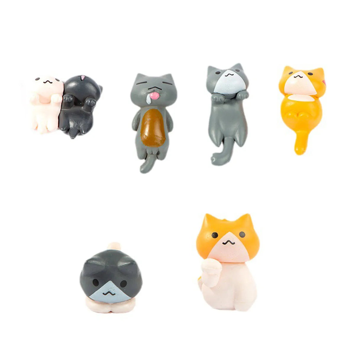 PVC Cartoon Cat Figurines