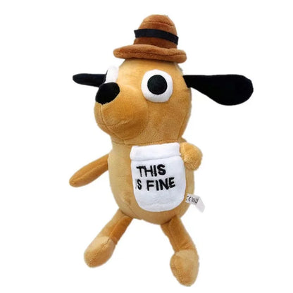 Animal Coffee Dog Plush Toy