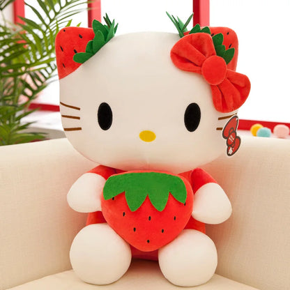 Hello Kitty Plush Stuffed Toy Strawberry