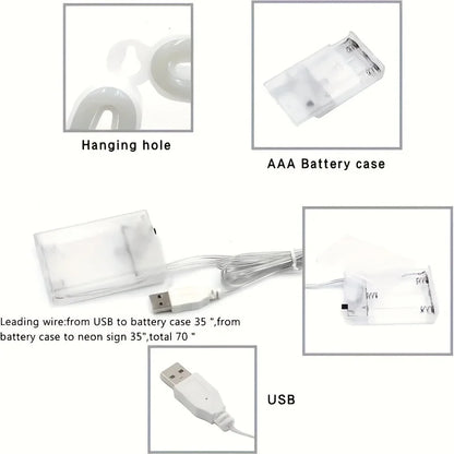 USB/Battery LED Neon Sign Bar · Bedroom · Party · Custom