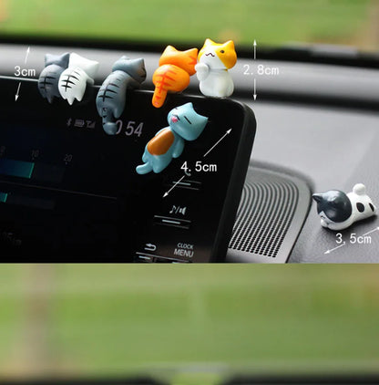 PVC Cartoon Cat Figurines