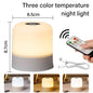 RGB Touch Lamp: Rechargeable, Remote, Portable.