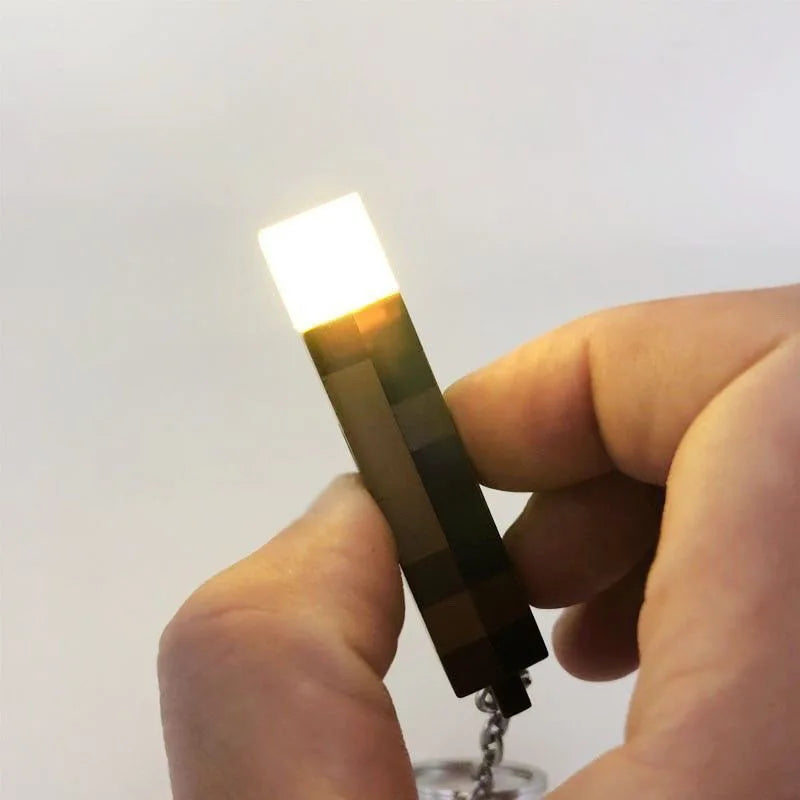 Rechargeable LED Mini Torch Keychain (USB, backpack pendant, gift).