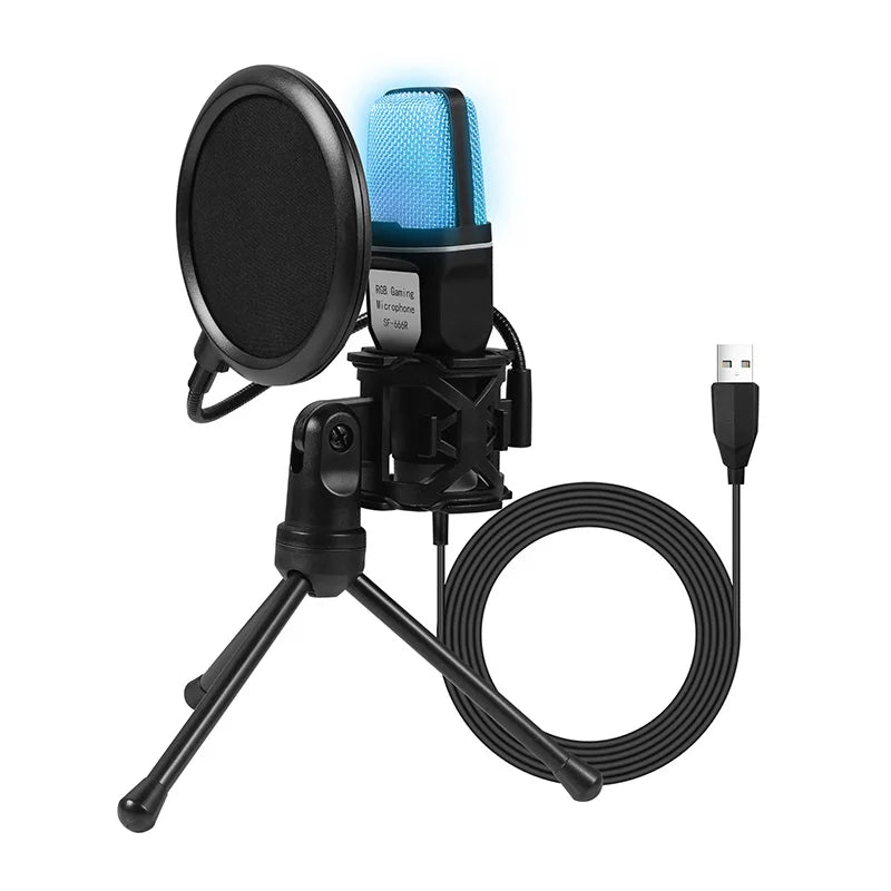 RGB USB Condenser Microphone