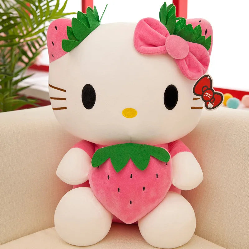 Hello Kitty Plush Stuffed Toy Strawberry