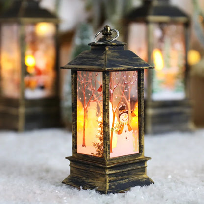 Christmas Wind Lamp Candle