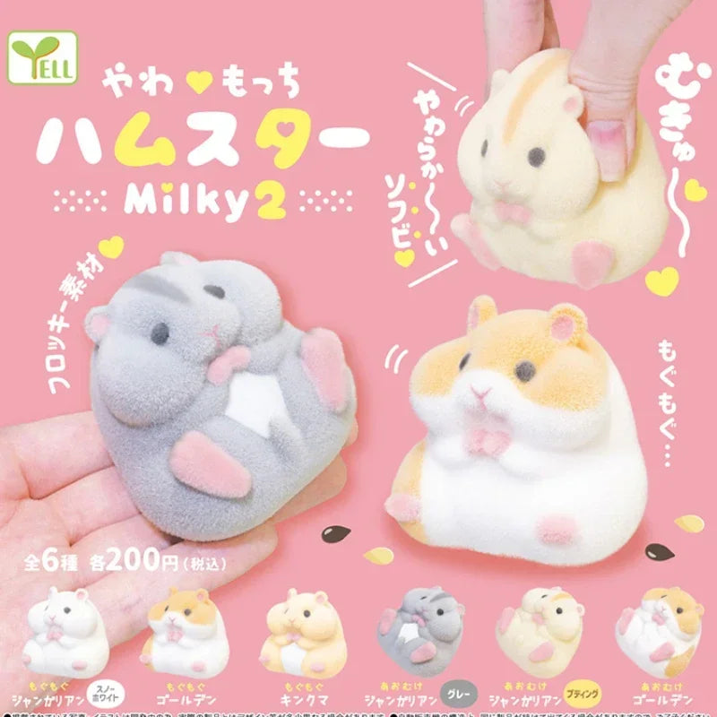 Soft Hamster Flocking Plush Dolls