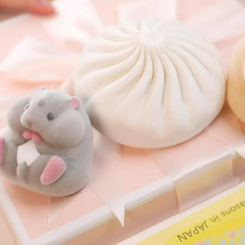 Soft Hamster Flocking Plush Dolls