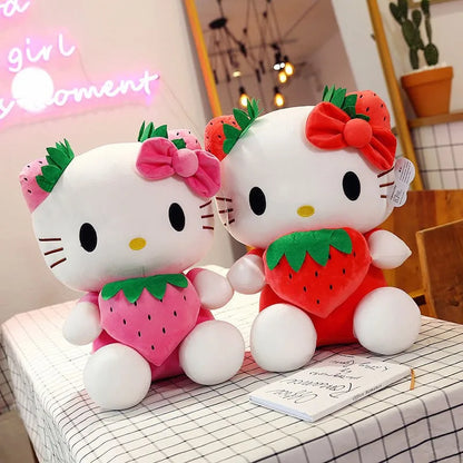 Hello Kitty Plush Stuffed Toy Strawberry