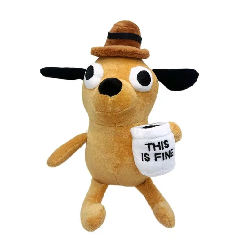 Animal Coffee Dog Plush Toy