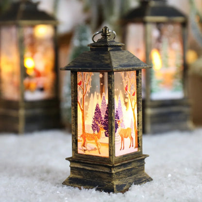 Christmas Wind Lamp Candle