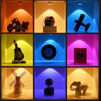 RGB 16-Color USB LED Light Dimmable · Remote