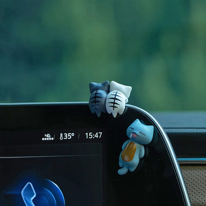 PVC Cartoon Cat Figurines