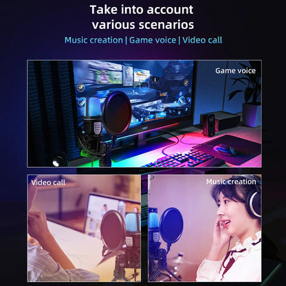 RGB USB Condenser Microphone