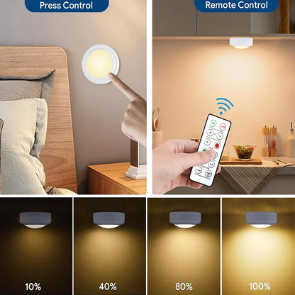 RGB 16-Color USB LED Light Dimmable · Remote